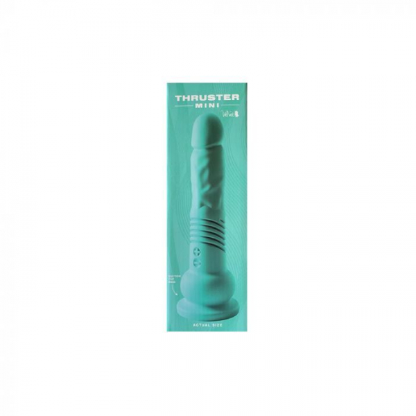 The Velvet Thruster Mini Teddy Powerful Thrusting Silicone Dildo
