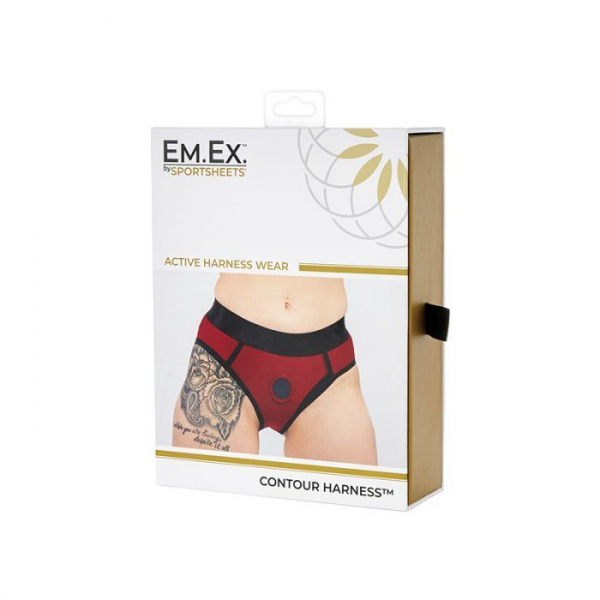 Sportsheets Em.Ex. Active Harness Wear Contour Strap-On Harness Brief