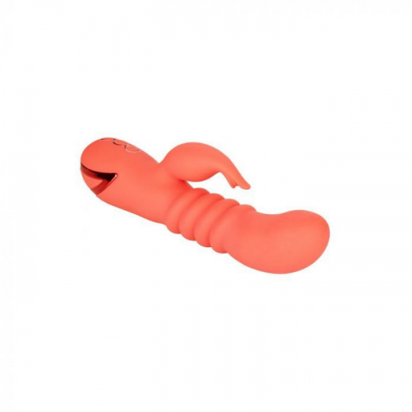 CalExotics California Dreaming Orange County Cutie Thrusting Rabbit Vibrator