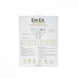 Sportsheets Em.Ex. Active Harness Wear Silhouette Crotchless Strap-On Harness Brief