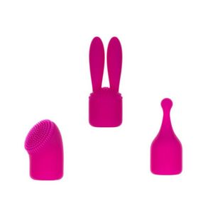 Palm Power Pocket Silicone Massage Heads 3-pack