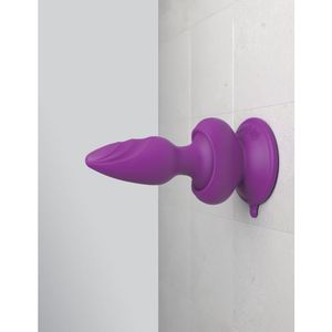 Threesome Wall Banger Remote Controlled Suction Cup Plug Vibrator